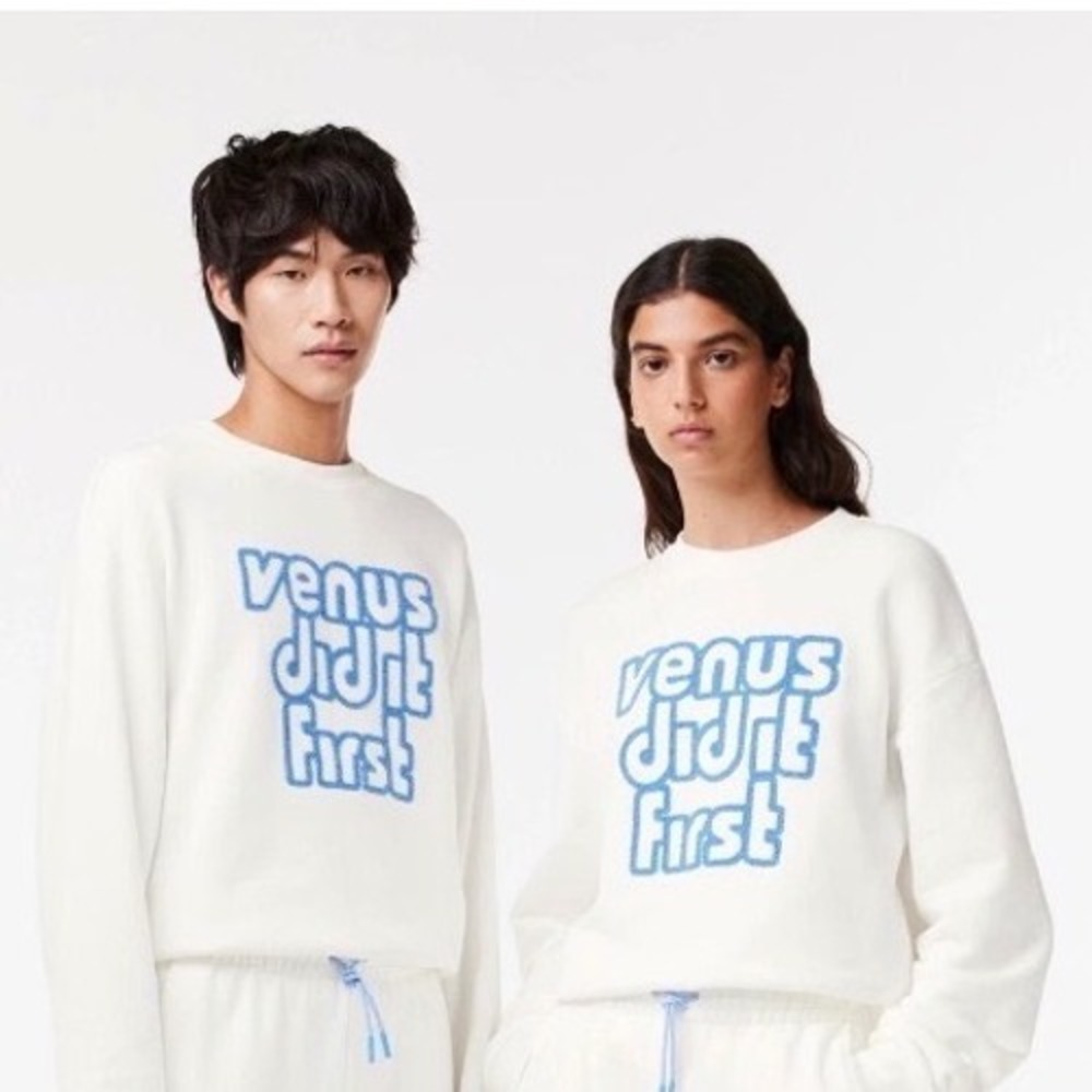 Lacoste x EleVen by Venus Williams Venus Did It First Sweatshirt Unisex Large